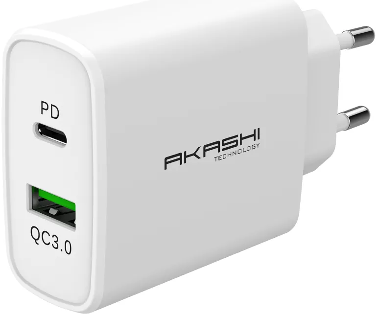 AKASHI charg/sect/intel usb-c/usb 3a 38w wh< Téléphone Mobile