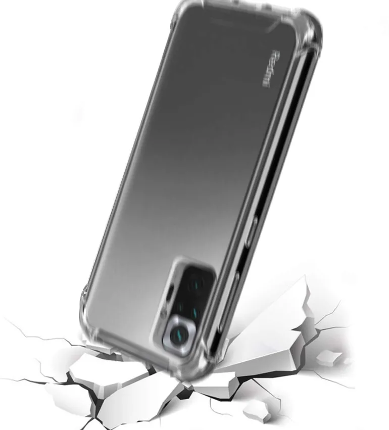 AKASHI coque angles renfo p/redmi note 10 pro< Téléphone Mobile