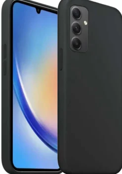 AKASHI coque silicone noir samsung galaxy a34< Téléphone Mobile