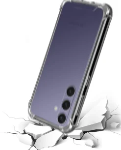 AKASHI coque tpu angles renforces p/galaxy s24+< Téléphone Mobile
