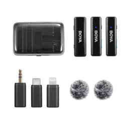 BOYA LINK KIT 2 MICROS + CHARGEURS< Son