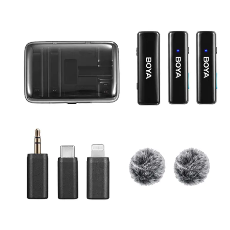 BOYA LINK KIT 2 MICROS + CHARGEURS< Son