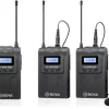 BOYA MICROPHONE SANS FIL UHF WM8 PRO-K2< Son