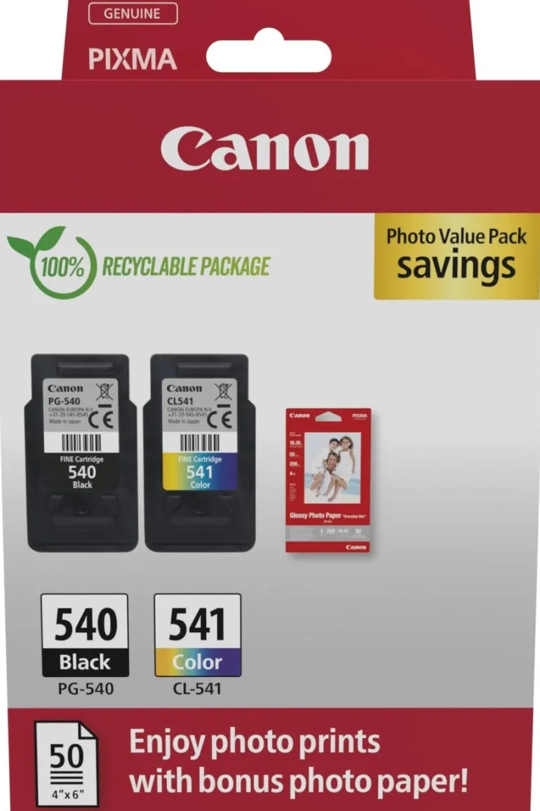CANON pack cartouches.pg540-cl541multi.< Consommables