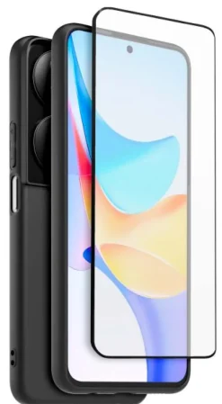 CASR coque noire+prot ecran honor 90 smart< Téléphone Mobile