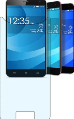 CELLULAR LINE verre trempe universel.taille 4,5.< Téléphone Mobile
