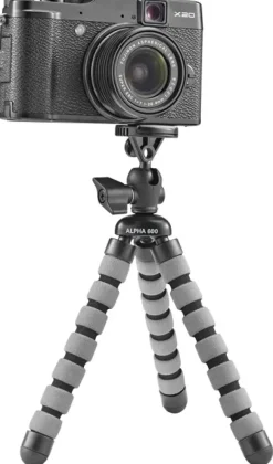 CULLMANN CULLMANMINI TREPIED ALPHA 600 MOBILE GRIS< Pieds Trépieds