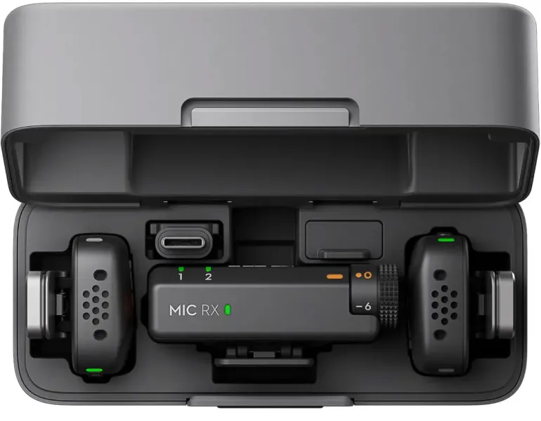 DJI MIC MINI 2 TX + 1 RX + ETUI CHARGE< Son