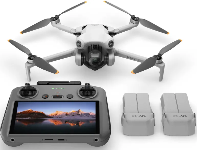 DJI DRONE MINI 4 PRO FLY MORE COMBO + RC 2< Drone