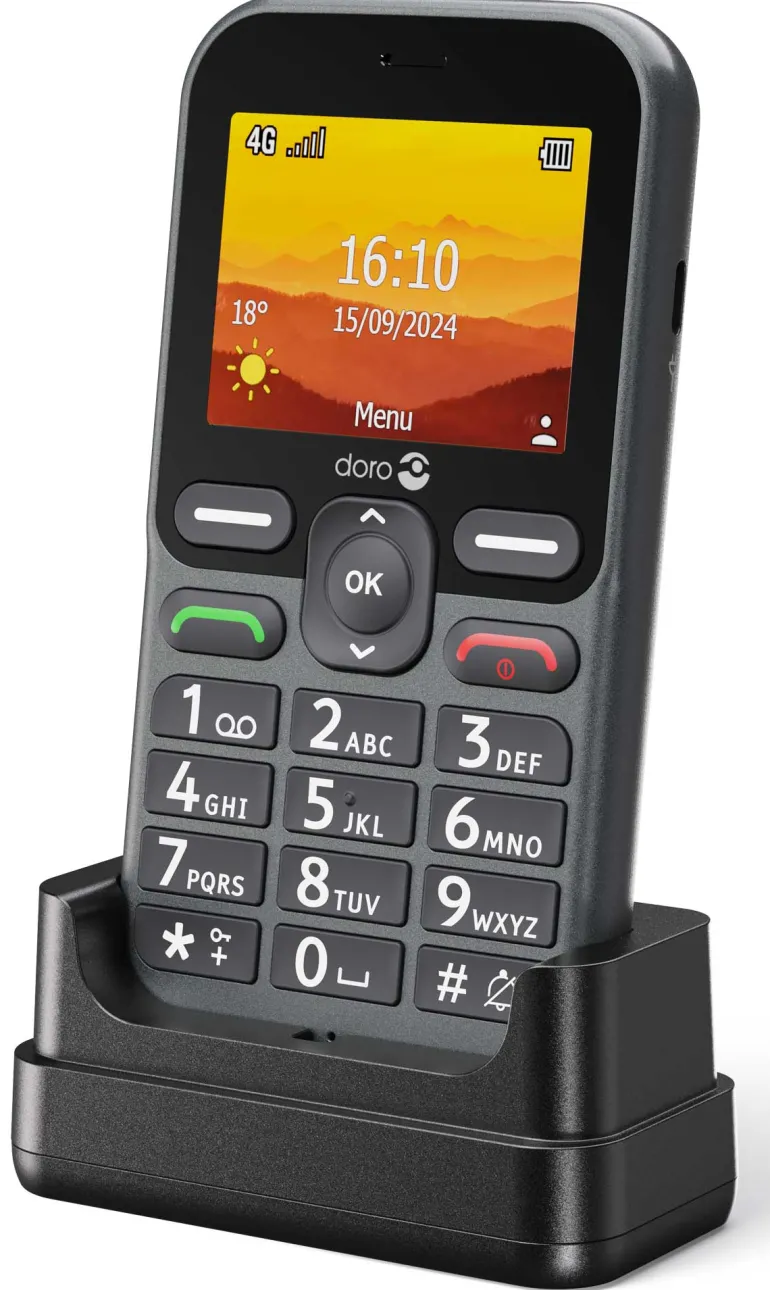 DORO LEVAL10GRAPHITE< Téléphone Mobile