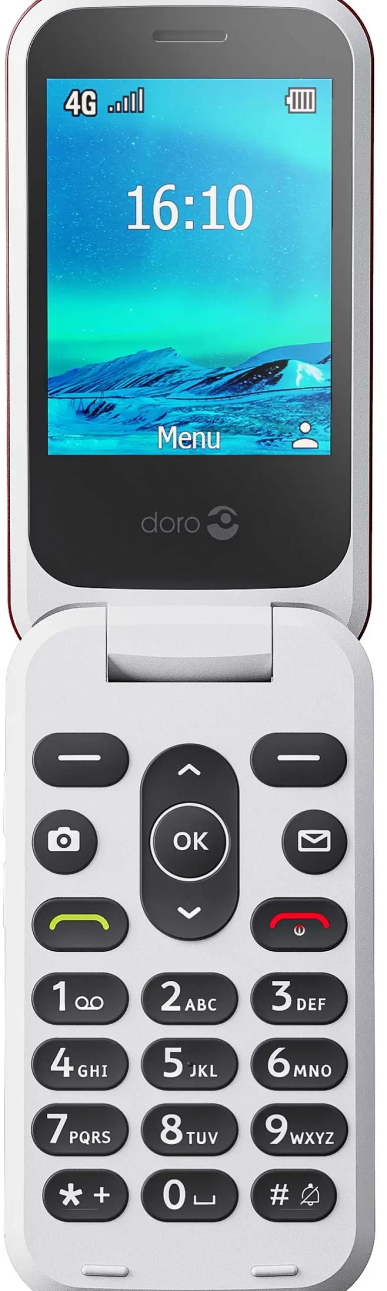 DORO 2820ROUGE< Téléphone Mobile