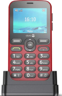 DORO 1880ROUGE< Téléphone Mobile