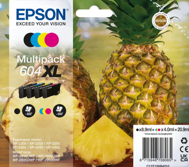 EPSON ananas multipack 4 colours 604xl blister< Consommables