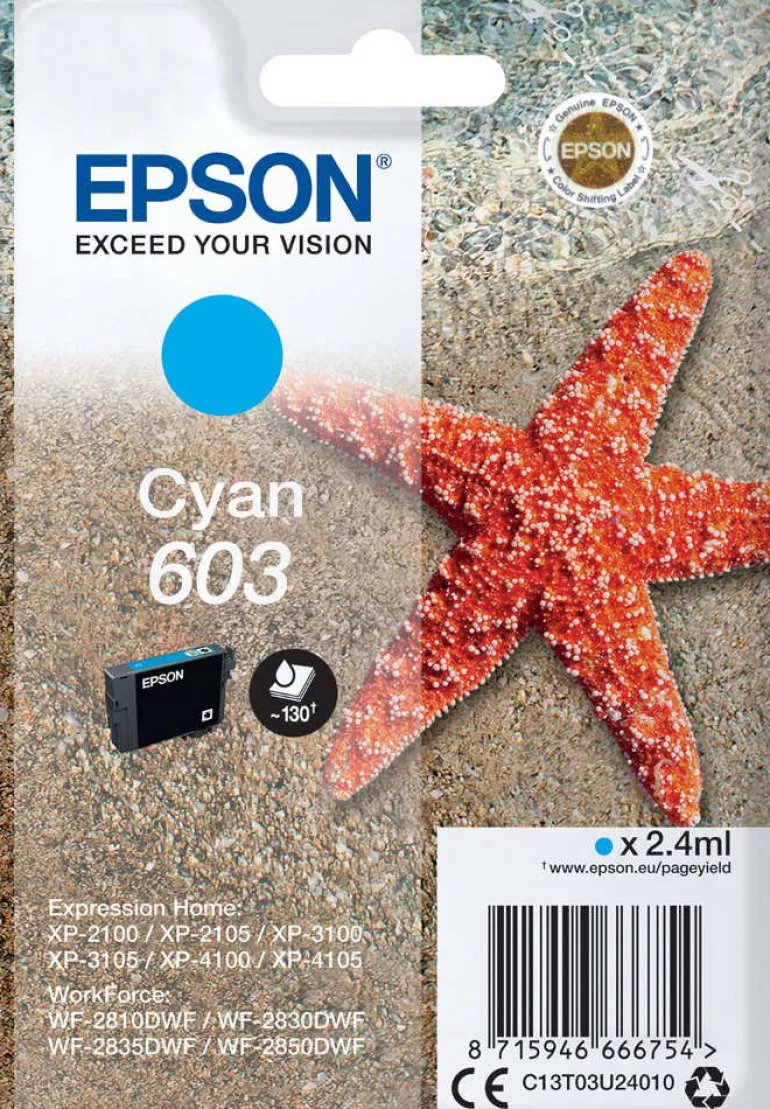 EPSON cart bleu etoile de mer< Consommables