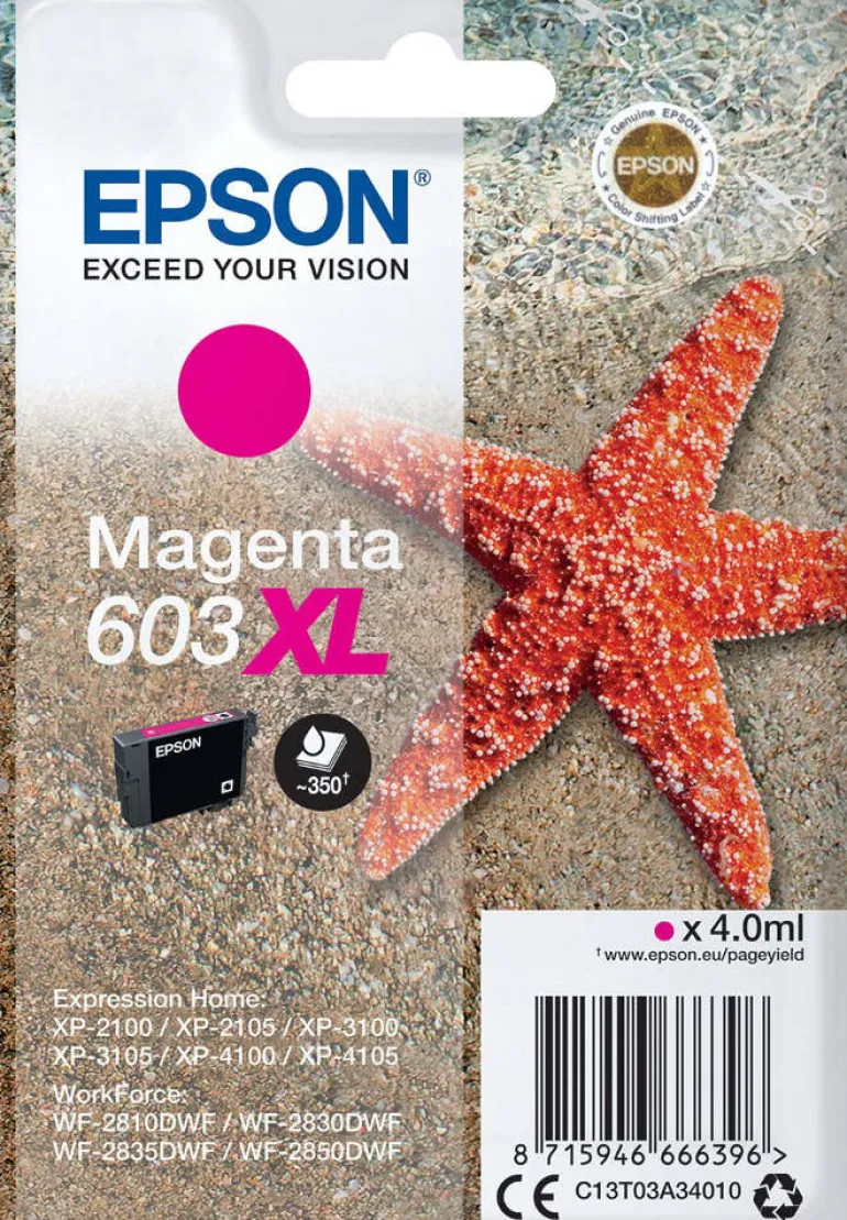 EPSON cart magenta XL etoile de mer< Consommables