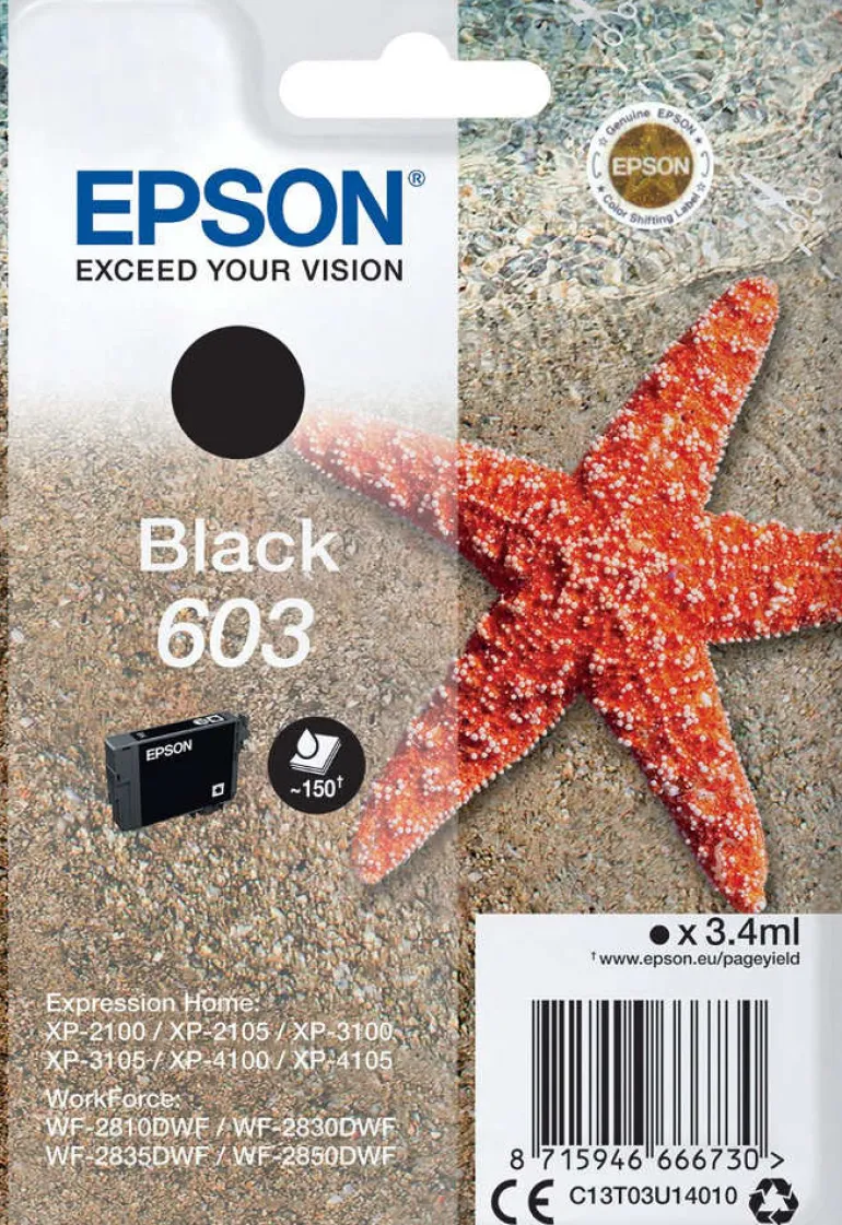 EPSON cart noire etoile de mer< Consommables