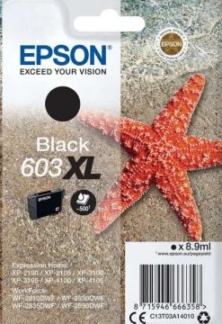 EPSON cart noire XL etoile de mer< Consommables