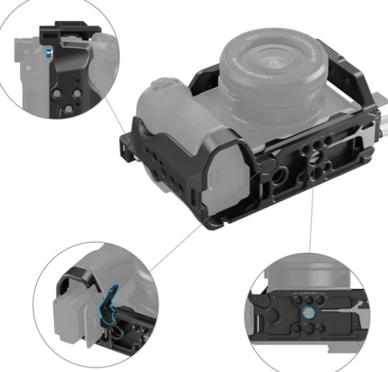 FEELWORLD SMALLRIG 4336 CAGE POUR SONY ALPHA 6700< Accessoires