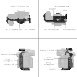 FEELWORLD SMALLRIG 4824 CAGE PANASONIC GH7/GH6< Accessoires