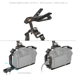 FEELWORLD SMALLRIG 4524 CAGE Z6 III + GRIP MB-N14< Accessoires