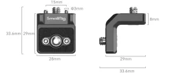 FEELWORLD SMALLRIG 4360 MINI KIT PLAQUE MONTAGE< Accessoires