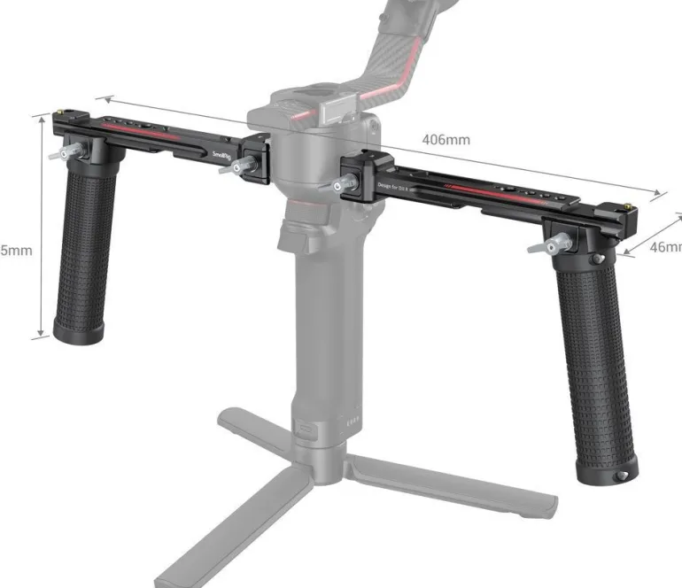 FEELWORLD SMALLRIG 3027 POIGNEE DOUBLE< Accessoires