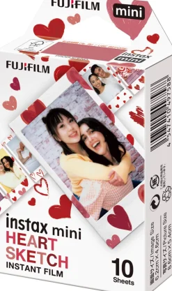 FUJIFILM INSTAX MINI HEART SKETCH< Instantané