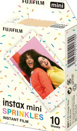 FUJIFILM INSTAX MINI SPRINKLES X10 VUES< Instantané