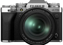 FUJIFILM FUJIX-T5 ARGENT + XF 16-80< Hybride