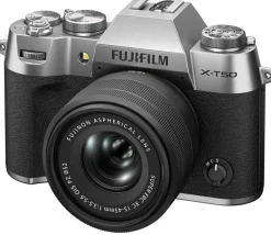 FUJIFILM FUJIX-T50 SILVER + XC 15-45MM< Hybride