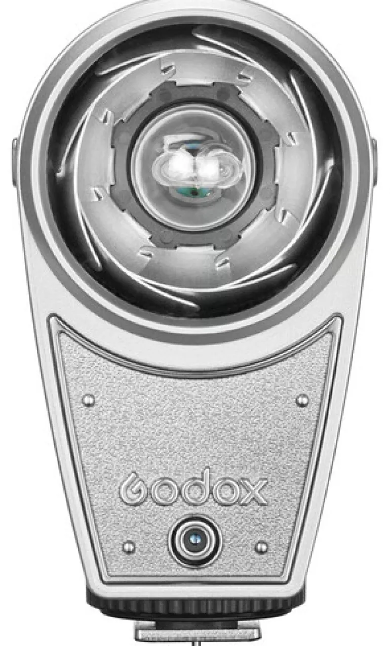GODOX FLASH RETRO LUX CADET NOIR ARGENT< Flash Et Accessoires