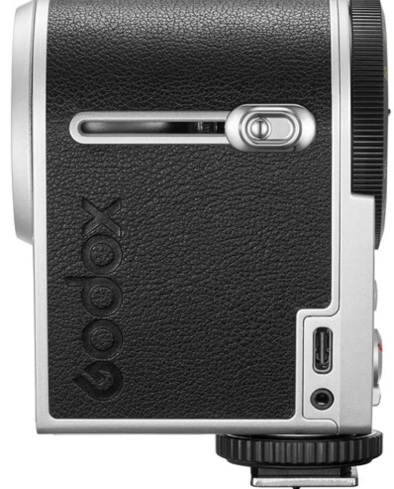 GODOX FLASH RETRO LUX CADET NOIR ARGENT< Flash Et Accessoires