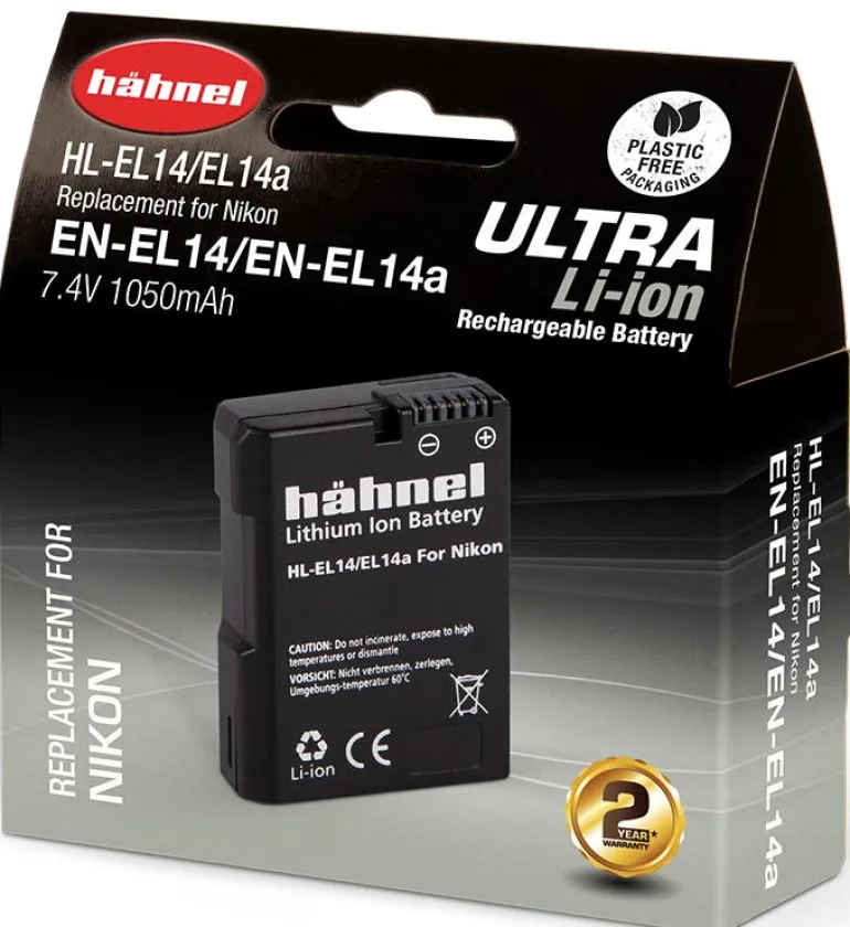 HAHNEL BATTERIE COMPATIBLE NIKON EN-EL14 ULTRA< Energie
