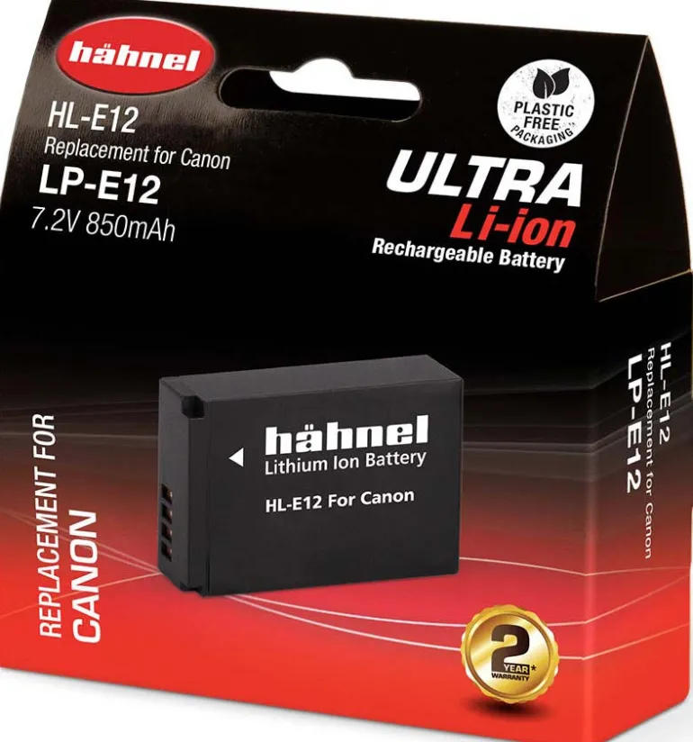 HAHNEL BATTERIE COMPATIBLE CANON LP-E12 ULTRA< Energie