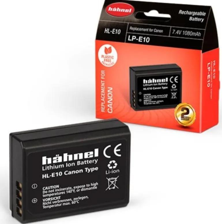 HAHNEL BATTERIE COMPATIBLE CANON LP-E10< Energie