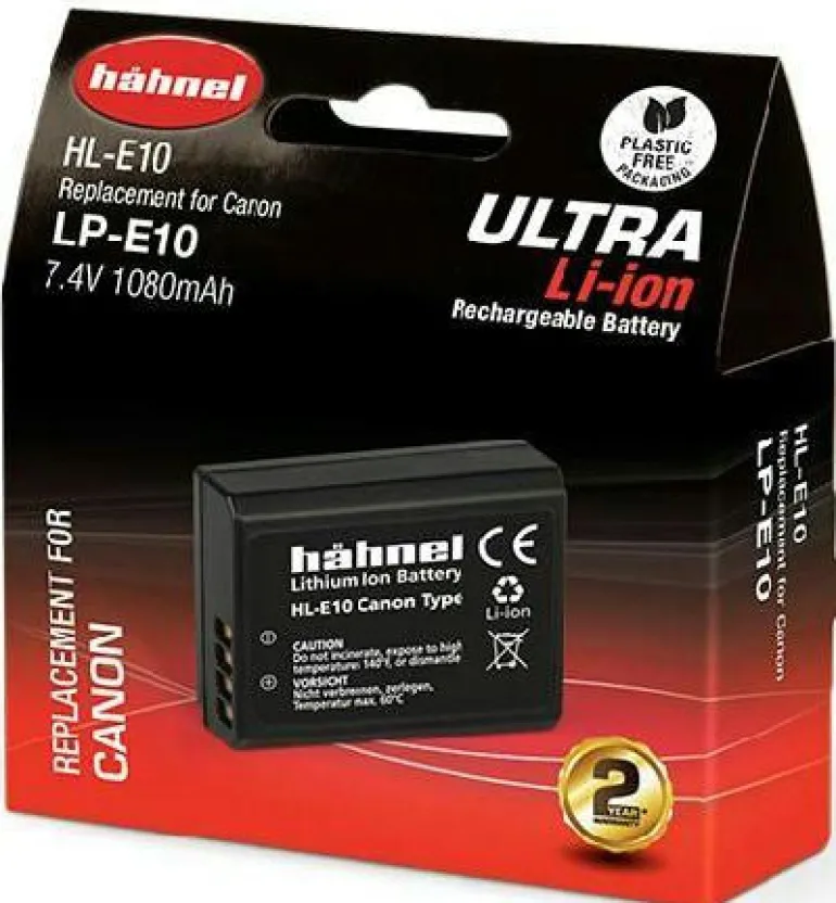 HAHNEL BATTERIE COMPATIBLE CANON LP-E10 ULTRA< Energie