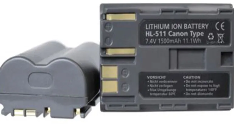 HAHNEL BATTERIE COMPATIBLE CANON BP-511 ULTRA< Energie