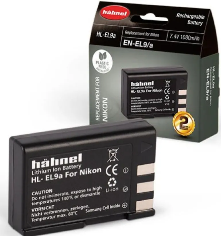 HAHNEL BATTERIE COMPATIBLE NIKON EN-EL9< Energie