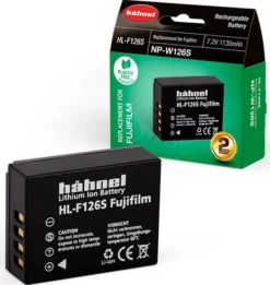 HAHNEL BATTERIE COMPATIBLE FUJIFILM NP-W126S< Energie
