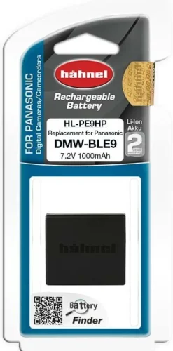 HAHNEL BATTERIE COMPATIBLE PANASONIC DMW-BLE9< Energie
