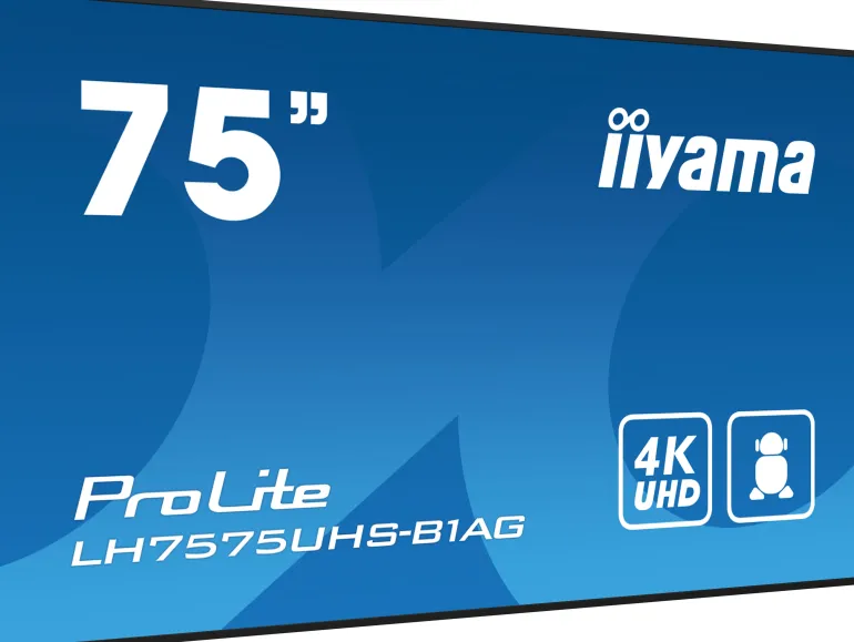 IIYAMA 75.affichage dynamique.24/7.4K UHD.< Moniteurs