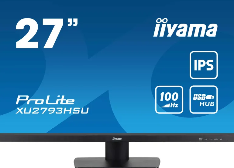 IIYAMA 27.ips.100hz.1ms.usb-hubx2.< Moniteurs