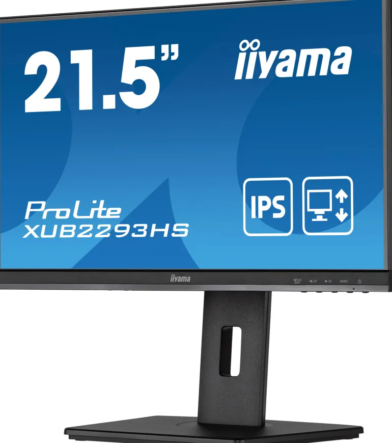 IIYAMA 22.ips.1920x1080.vga.dp.hdmi.reg haut.< Moniteurs
