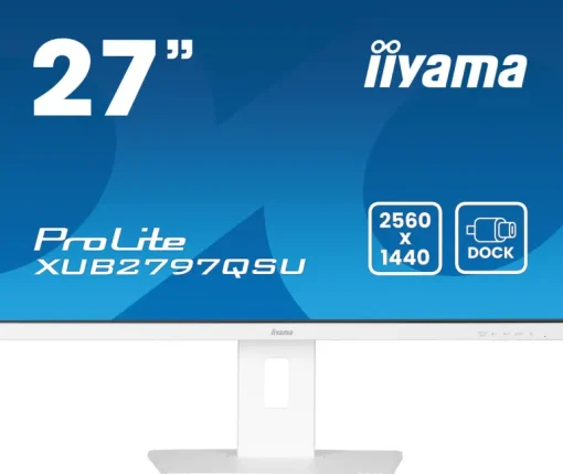 IIYAMA 27.2560x1440.100hz.1ms.hdmi.dp.regl ht.< Moniteurs