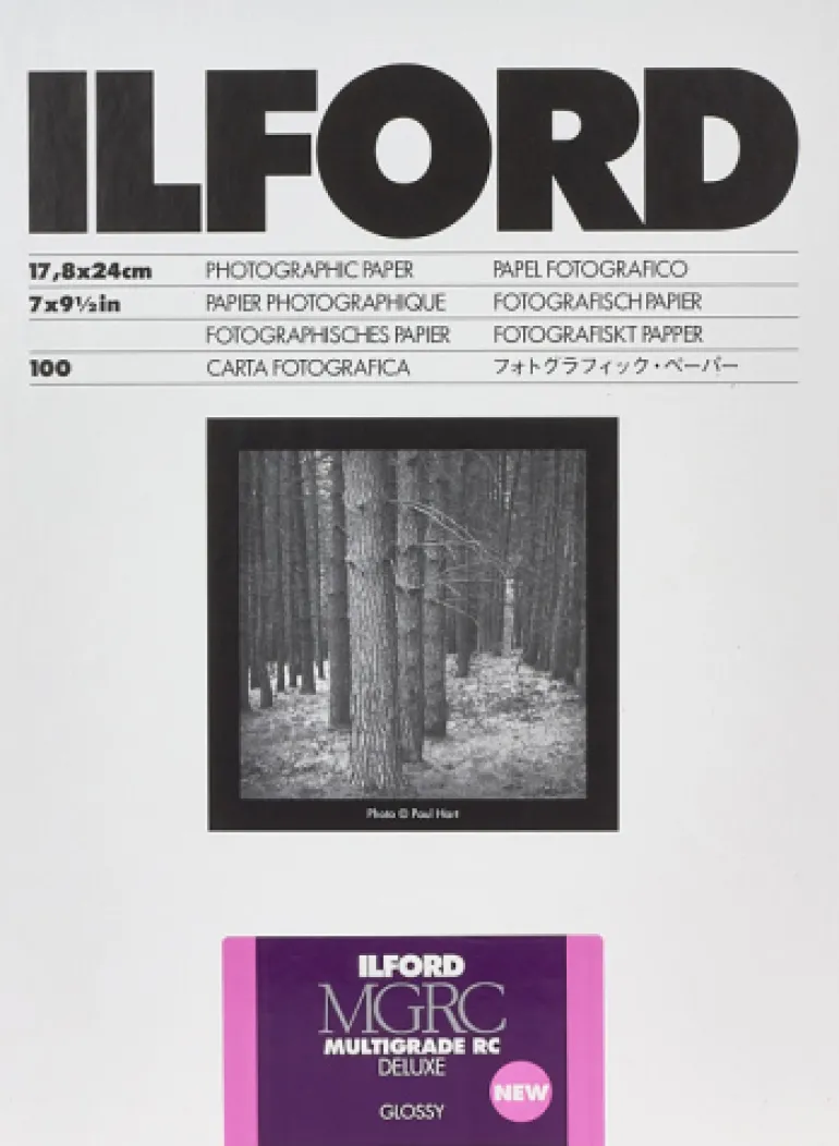 ILFORD PAPIER MGRC DELUXE GLOSSY 8,9x12,7 100< Consommables