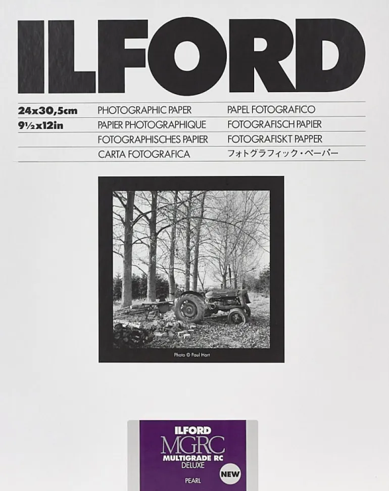 ILFORD PAPIER MGRC DELUXE PEARL 24X30,5 10< Consommables