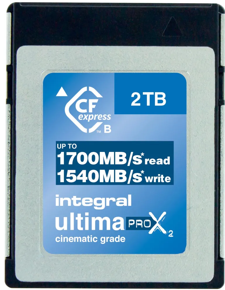 INTEGRAL CF EXPRESS 2TO CINEMATIC 8K RAW 500MB/S< Stockage