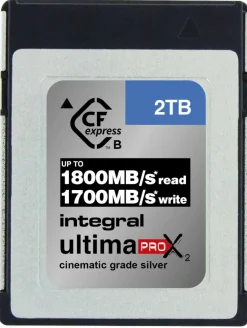 INTEGRAL CFEXPRESS 2TB 2.0 TYPE B SILVER< Stockage