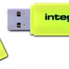INTEGRAL cle usb 2.0 64 Go jaune.< Stockage