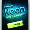INTEGRAL cle usb fluo jaune 16go.< Stockage